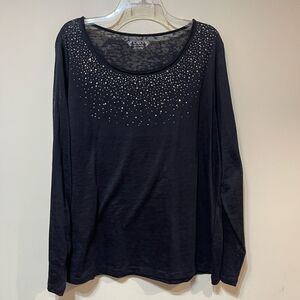 Cato Womens Top Black Size 22/24